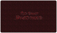 Hic Sunt Playmat - Sue Ellen Brown - Mockup - Red