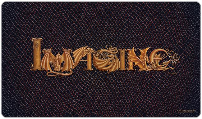 Imagine Dragonz Playmat - Sue Ellen Brown - Mockup