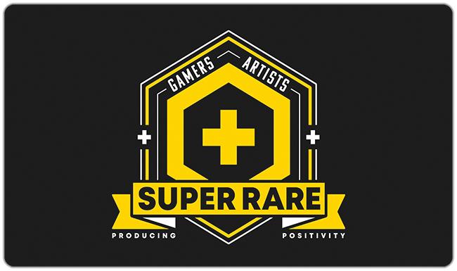 Super Rare Insignia Playmat - Super Rare - Mockup