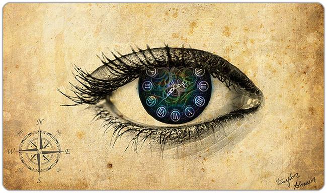 Steampunk Eye Playmat - Taylor Green - Mockup