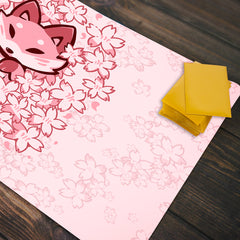 Cherry Blossom Fox Playmat