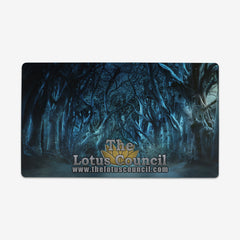 Spooky Forest The Lotus Council Playmat - The Lotus Council - Mockup