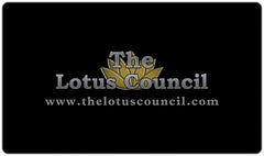 The Lotus Council Black Logo Playmat - The Lotus Council - Mockup