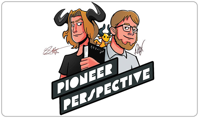 The Pioneer Perspective Signed Logo Playmat  - The Pioneer Perspective - Mockup