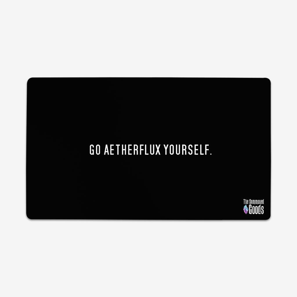 Go Aetherflux Yourself Thin Desk Mat - The Summoned Goods - Mockup