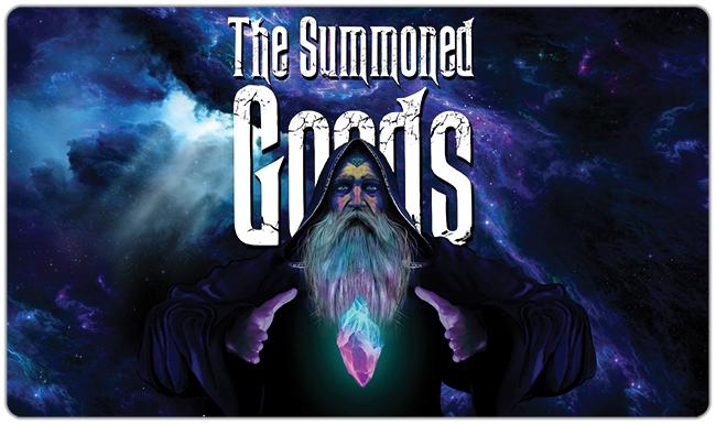 The Summoned Goods Wizard Playmat - The Summoned Goods - Mockup