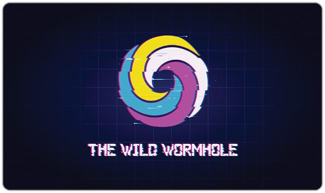 The Wild Wormhole Playmat - The Wild Wormhole Podcast - Mockup