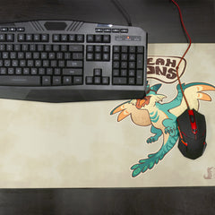 Heck Yeah, Dragons! Thin Desk Mat