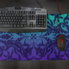 Psychedelic Daffodils Thin Desk Mat