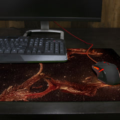 AI Space Dragon Thin Desk Mat