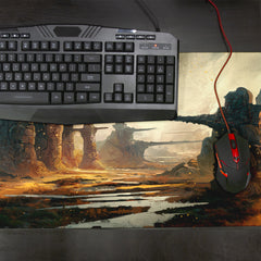 The Alien Rocks Thin Desk Mat