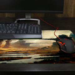 The Alien Rocks Thin Desk Mat