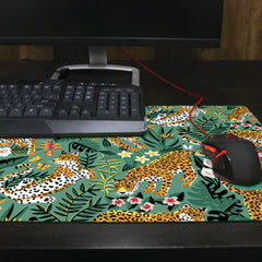 Dancing Jaguar Jungle Thin Desk Mat