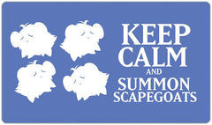 Keep Calm Scapegoats Playmat - Token Duelist - Mockup