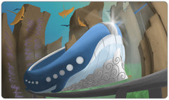 Fantasy Whale Train Playmat - Tym's Customs - Mockup