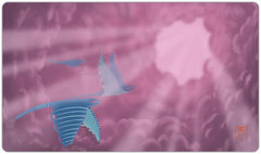 Pink Cloud Mantas Playmat - Tym's Customs - Mockup