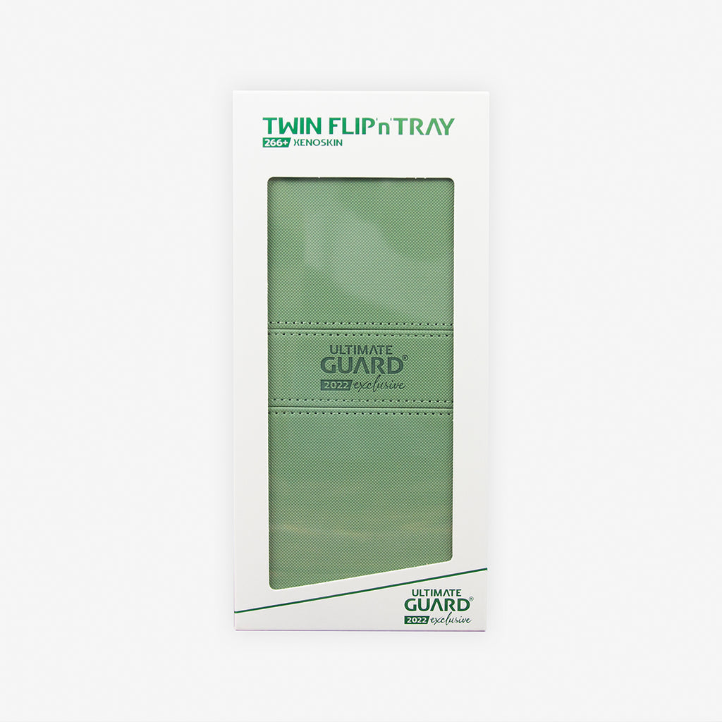 ULTIMATE GUARD TWIN FLIP`N`TRAY 266+ XENOSKIN 2022 - Ultimate Guard - Deck Box - Green