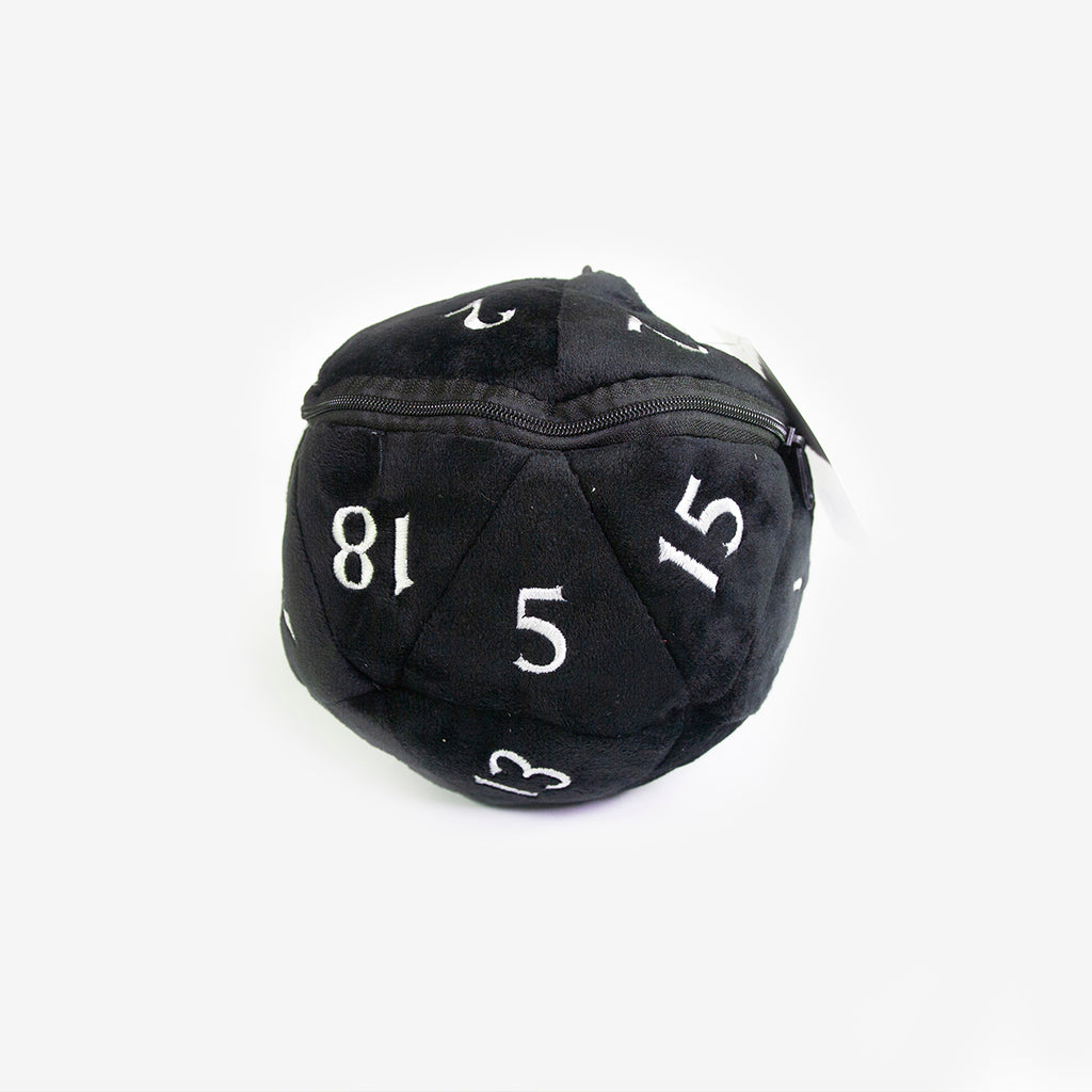 Ultra Pro d20 Plush Dice Bag - Ultra Pro - Mockup - Black