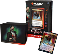 GIFT BUNDLE: Magic: The Gathering: Innistrad - Crimson Vow Commander Decks with Deck Boxes - Wizards of the Coast - Booster Boxes - Vampiric Bloodline