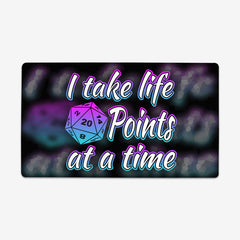 20 Points At A Time Playmat - Why Try Designs - Mockup