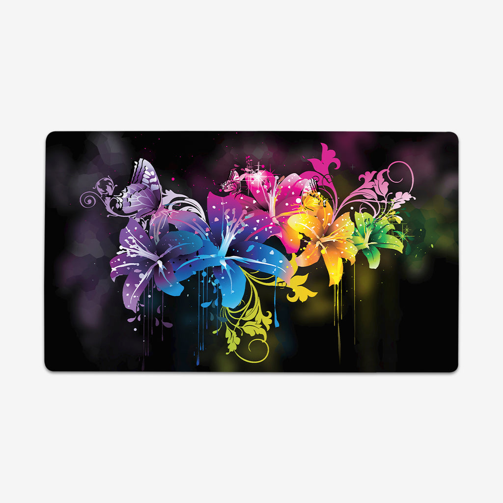 Butterflies And Orchids Playmat - Why Try Designs - Mockup