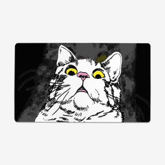 Gasping Cat Face Playmat - Why Try Designs - Mockup