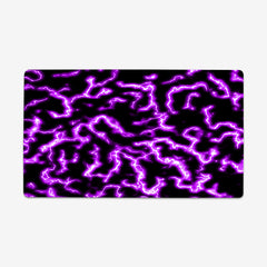 Lightning Pattern Playmat - Why Try Designs - Mockup - Purple