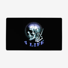 Metal 4 Life Playmat - Why Try Designs - Mockup - Blue