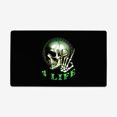 Metal 4 Life Playmat - Why Try Designs - Mockup - Green