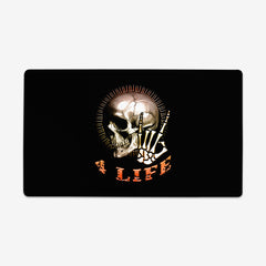 Metal 4 Life Playmat - Why Try Designs - Mockup - Orange