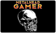 Metalhead Gamer Playmat - Why Try Designs - AngledSkull