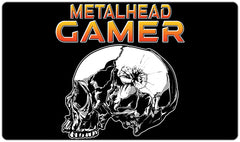 Metalhead Gamer Playmat - Why Try Designs - Mockup - SideSkull