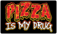 Pizza Is My... Playmat - Why Try Designs - Mockup - Drug