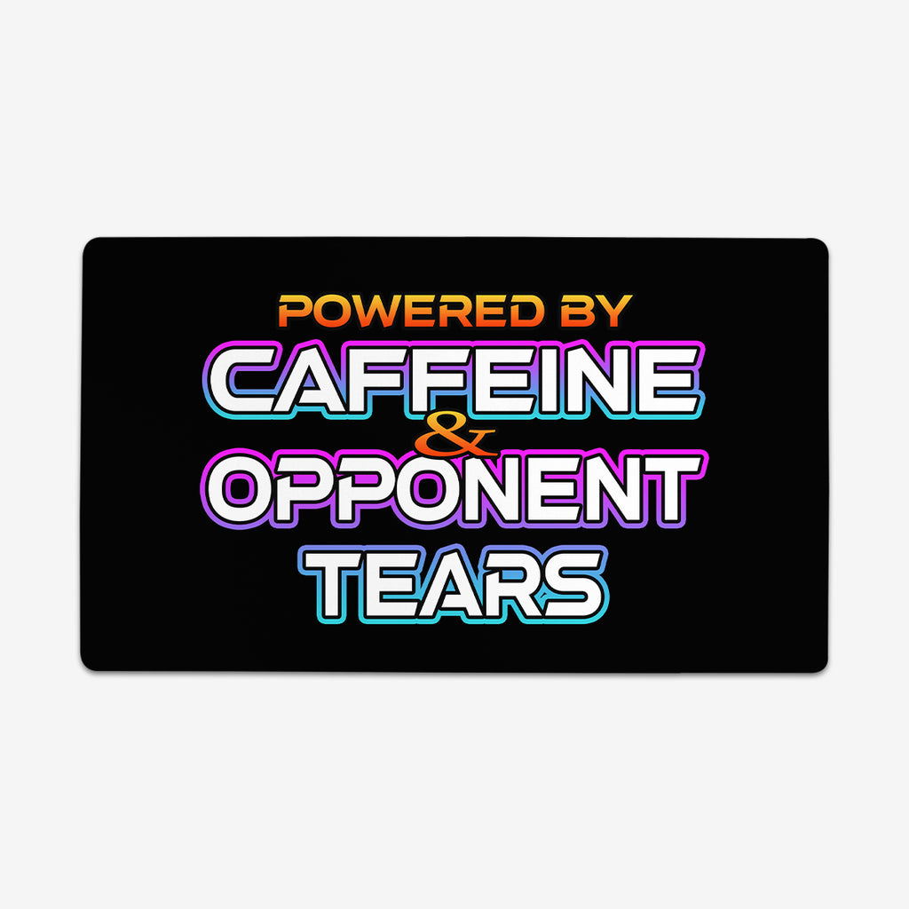 Powered By Tears Playmat - Why Try Designs - Mockup