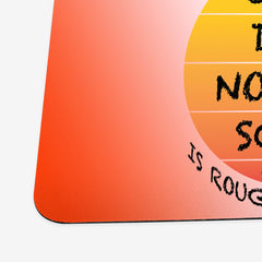 Rough Life For Gamers Playmat - Why Try Designs - Corner - Orange 