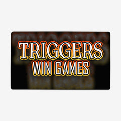 Triggers Win Games Playmat - Shawnsonart - Mockup