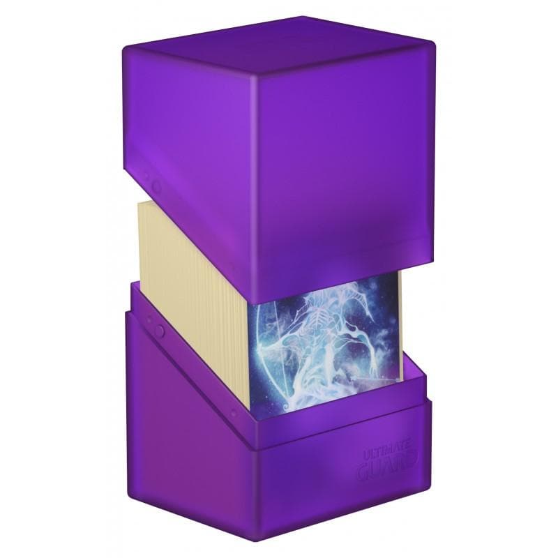 Ultimate Guard Boulder Deck Box (Holds 80 Cards) - Ultimate Guard - Deck Box - Amethyst