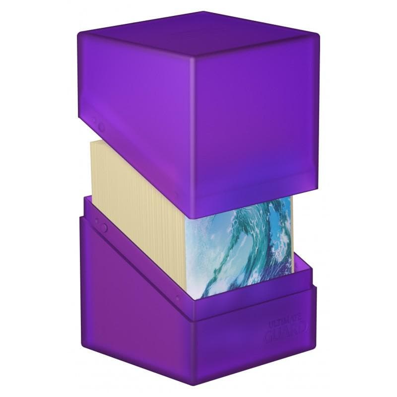Ultimate Guard Boulder Deck Box (Holds 100 Cards) - Ultimate Guard - Deck Box - Amethyst
