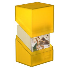 Ultimate Guard Boulder Deck Box (Holds 80 Cards) - Ultimate Guard - Deck Box - Amber