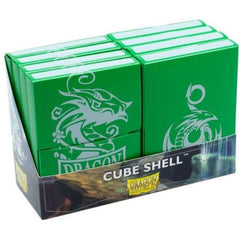 Dragon Shield Cube Shell - Inked Gaming- Deck Box - green