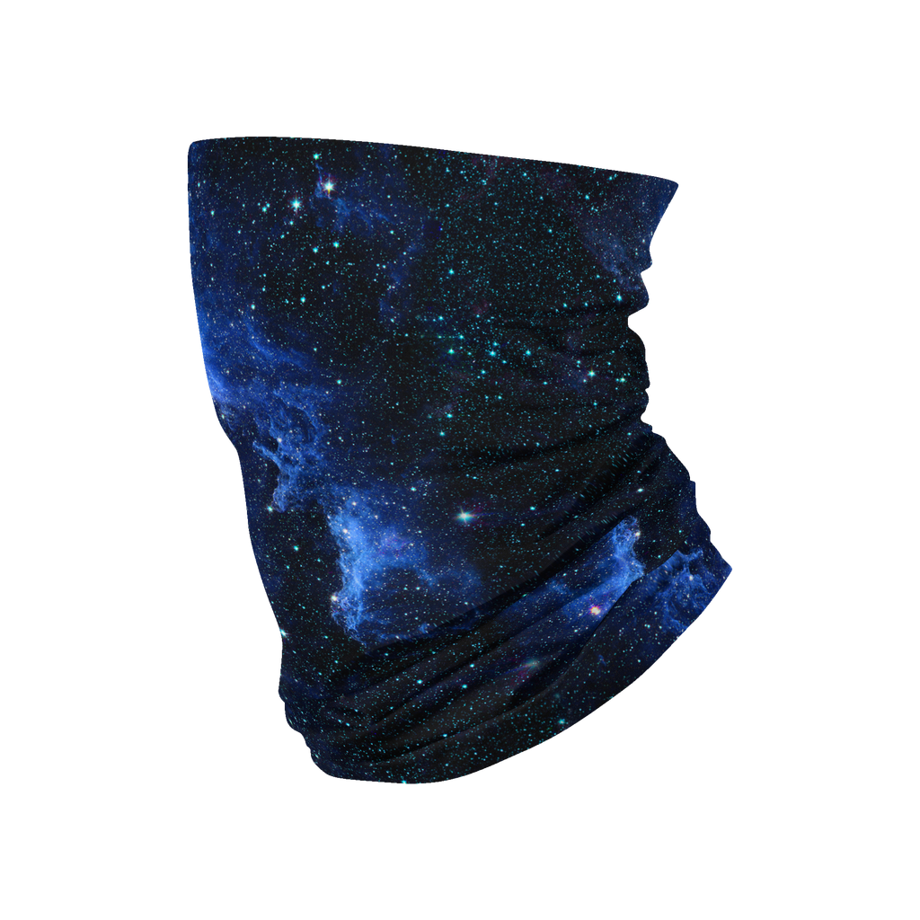 Blue Nebula Face Shield - Paul Terry - Mockup